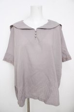 画像1: axes femme / セーラーカラートップス  グレージュ Y-26-07-01-063-AX-TO-SZ-ZY (1)