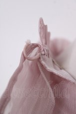画像3: axes femme POETIQUE / 巻き薔薇シフォンブラウス  ピンク Y-26-07-01-083-AX-BL-SZ-ZY (3)