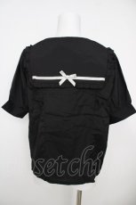 画像2: axes femme POETIQUE / ヒマワリブーケ刺繍ブラウス  黒 Y-26-07-01-094-AX-BL-SZ-ZY (2)