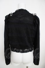 画像2: axes femme POETIQUE / レーシーブラウス  黒 Y-26-07-01-103-AX-BL-SZ-ZY (2)