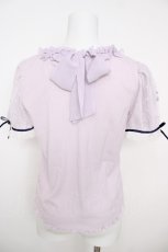 画像2: axes femme POETIQUE / バラ刺繍カットプルオーバー  ラベンダー Y-26-07-01-107-AX-TO-SZ-ZY (2)