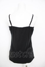 画像2: axes femme / 胸元刺繍キャミ  黒 Y-26-07-01-119-AX-TO-SZ-ZY (2)