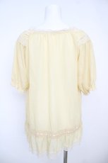 画像2: axes femme / シフォンブラウス  イエロー Y-26-07-01-123-AX-BL-SZ-ZY (2)