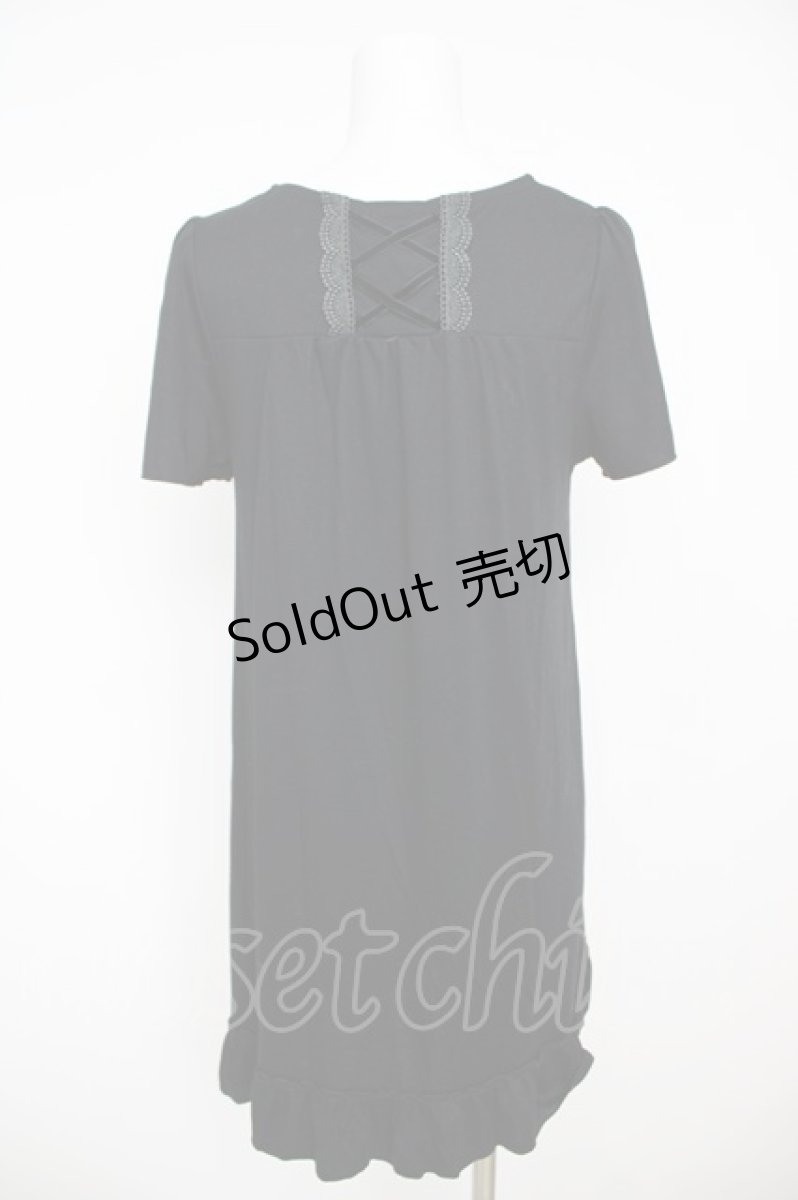 画像2: axes femme / 縦切り替えブロッキングチュニック  黒 Y-26-07-01-124-AX-TO-SZ-ZY (2)