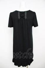 画像2: axes femme / 縦切り替えブロッキングチュニック  黒 Y-26-07-01-124-AX-TO-SZ-ZY (2)