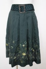 画像1: axes femme / ハリー・ポッター/ベルト付スカート  グリーン Y-26-07-01-158-AX-SK-SZ-ZY (1)