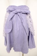 画像2: axes femme kawaii / レーシーエプロンスカート  ラベンダー Y-26-07-01-164-AX-SK-SZ-ZY (2)