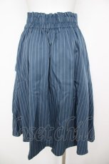 画像2: axes femme POETIQUE / コルセット風デザインスカート  ブルー Y-26-07-01-169-AX-SK-SZ-ZY (2)