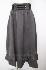 画像1: axes femme / ナポレオンモチーフロングスカート  グレー Y-26-07-01-173-AX-SK-SZ-ZY (1)