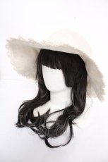 画像1: LIZ LISA / コットンレースハット  アイボリー Y-26-07-03-063-LO-AC-SZ-ZY (1)