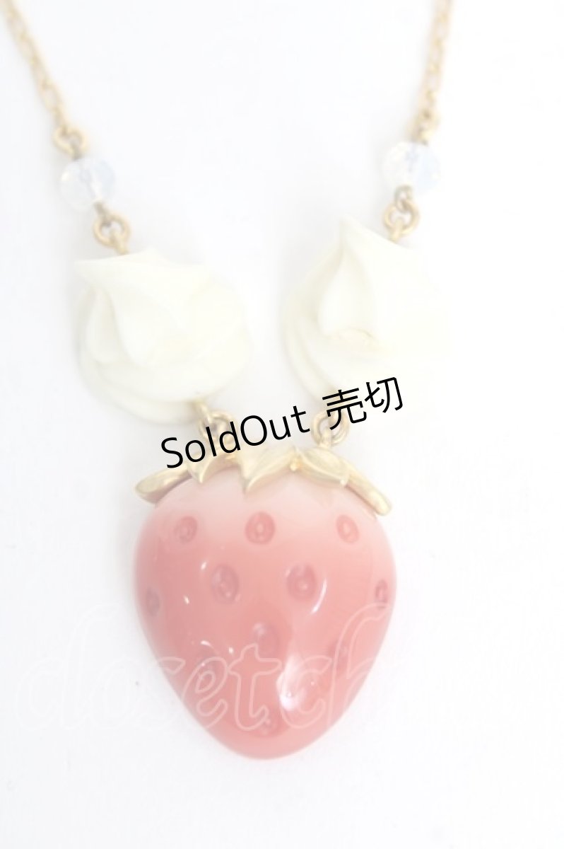 画像1: Leur Getter / ホイップ＆ストロベリーネックレス  ゴールド Y-26-07-03-005-LU-AC-SZ-ZY (1)