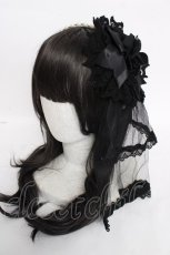 画像1: ALICE and the PIRATES / Loreley Dressカチューシャ  黒 Y-26-07-03-073-PA-AC-SZ-ZY (1)