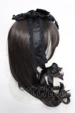 画像3: metamorphose / 円形ヘッドドレス【2003】  黒 Y-26-07-03-075-ME-AC-SZ-ZY (3)