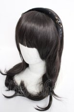 画像1: metamorphose / アンティークジュエリーカチューシャ【2007】  黒 Y-26-07-03-076-ME-ZA-SZ-ZY (1)