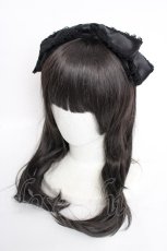 画像1: metamorphose / リボンカチューシャ【2007】  黒 Y-26-07-03-077-ME-AC-SZ-ZY (1)