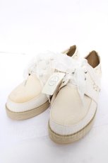 画像1: axes femme / フェミニンレーススニーカー m 白 Y-26-07-03-101-AX-SH-SZ-ZY (1)