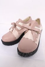 画像1: axes femme / レース切替シューズ M ピンク Y-26-07-03-107-AX-SH-SZ-ZY (1)