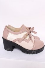 画像4: axes femme / レース切替シューズ M ピンク Y-26-07-03-107-AX-SH-SZ-ZY (4)