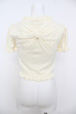 画像2: metamorphose / CL バックリボンボレロ【2009】  オフホワイト Y-26-07-03-115-ME-TO-SZ-ZY (2)