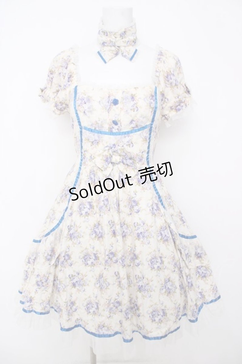 画像1: metamorphose / ローズジャガードワンピース【2010】  オフホワイト Y-26-07-03-127-ME-OP-SZ-ZY (1)
