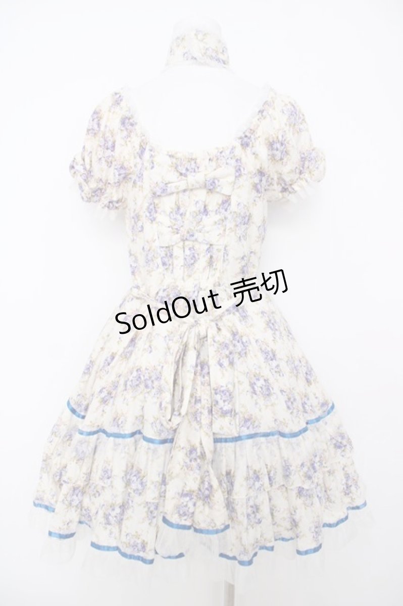 画像2: metamorphose / ローズジャガードワンピース【2010】  オフホワイト Y-26-07-03-127-ME-OP-SZ-ZY (2)