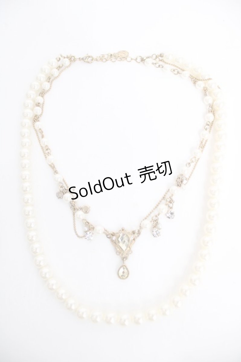 画像1: axes femme / パール×ビジューネックレス   Y-26-07-03-004-AX-AC-SZ-ZY (1)