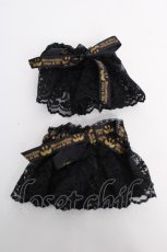 画像1: metamorphose / ラッセルレースカフス【2008】  黒 Y-26-07-03-056-ME-ZA-SZ-ZY (1)