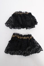 画像2: metamorphose / ラッセルレースカフス【2008】  黒 Y-26-07-03-056-ME-ZA-SZ-ZY (2)