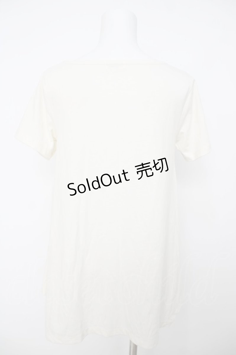 画像2: axes femme / トゥシューズAラインTシャツ M 生成り Y-26-07-05-044-AX-TS-SZ-ZY (2)