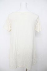 画像2: axes femme / トゥシューズAラインTシャツ M 生成り Y-26-07-05-044-AX-TS-SZ-ZY (2)