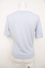 画像2: MILK / ribbon button カーデ  サックス Y-26-07-05-063-ML-TO-SZ-ZY (2)