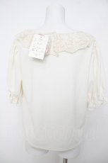 画像2: m petit by misako / デシンエリレースプルオーバー S 生成り Y-26-07-05-068-LO-TO-SZ-ZY (2)