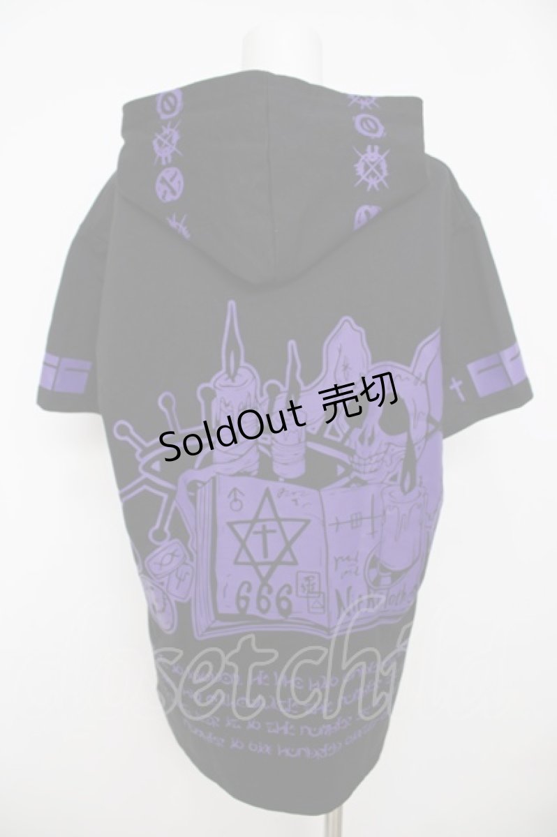 画像2: NieR Clothing / プリントフードパーカー F 黒 Y-26-07-05-070-PU-TO-SZ-ZY (2)