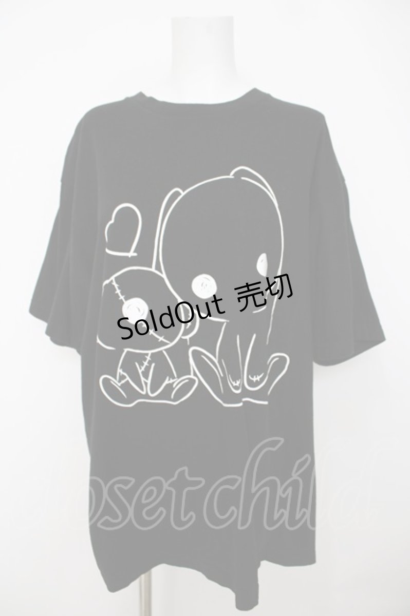 画像1: NieR Clothing / プリントTシャツ XL 黒 Y-26-07-05-071-PU-TS-SZ-ZY (1)