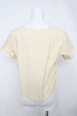 画像2: evelyn / リボンモチーフTシャツ F イエロー Y-26-07-05-074-LO-TS-SZ-ZY (2)
