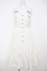 画像1: axes femme POETIQUE / ティアードロングワンピース  生成り Y-26-07-05-082-AX-OP-SZ-ZY (1)
