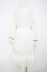 画像2: axes femme / ジャボブローチ付ロングワンピース L 生成り Y-26-07-05-121-AX-OP-SZ-ZY (2)