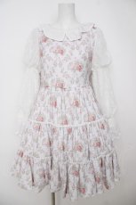 画像1: mellfy memory / Princess Rococo Rose ワンピース S ピンク Y-26-07-05-139-LO-OP-SZ-ZY (1)