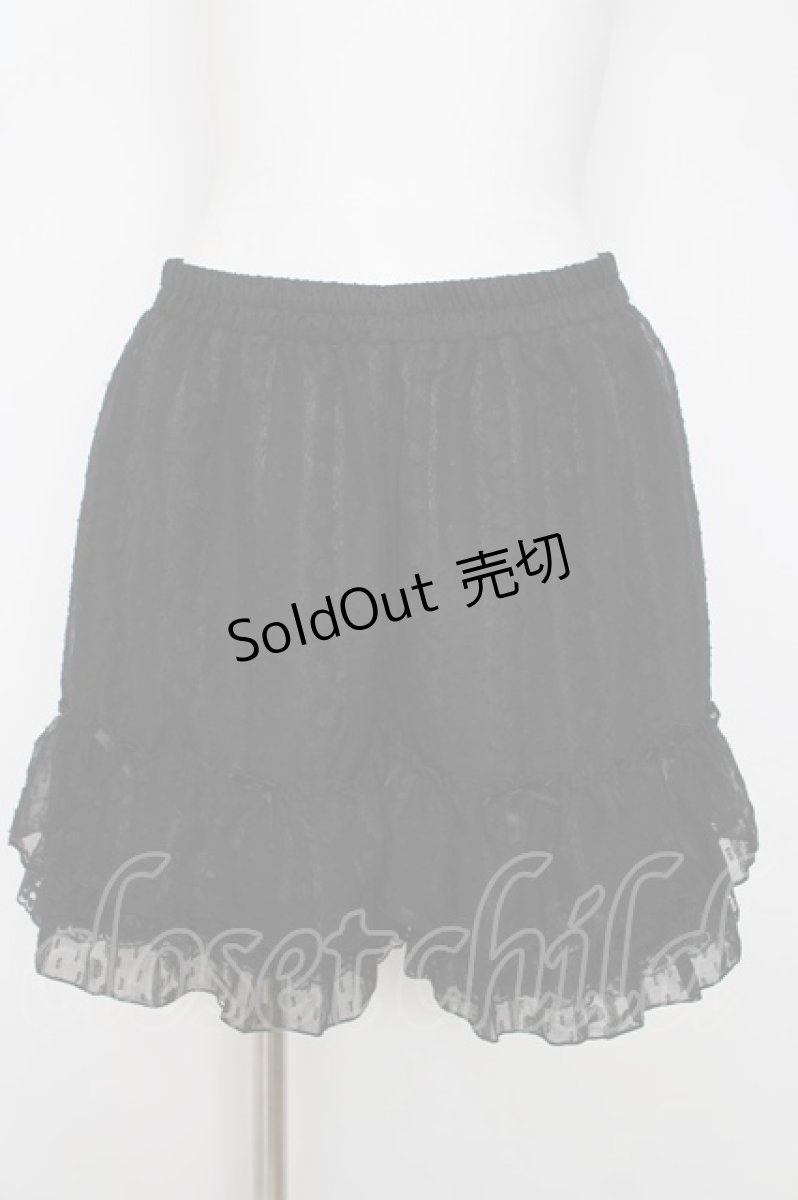 画像1: axes femme POETIQUE / レース柄シフォンペチパンツ M 生成り Y-26-07-05-153-AX-PA-SZ-ZY (1)