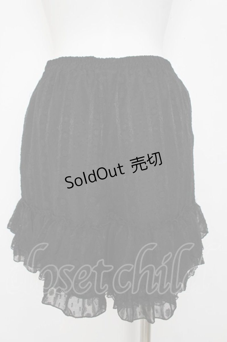 画像2: axes femme POETIQUE / レース柄シフォンペチパンツ M 生成り Y-26-07-05-153-AX-PA-SZ-ZY (2)