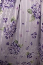 画像3: axes femme / 紫陽花柄シアーストライプスカート  ラベンダー Y-26-07-05-160-AX-SK-SZ-ZY (3)