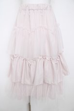 画像1: evelyn / チュールボリュームスカート F ピンク Y-26-07-05-164-LO-SK-SZ-ZY (1)