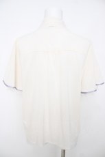 画像2: axes femme / 紫陽花刺繍リボンブラウス  白 Y-26-07-05-034-AX-BL-SZ-ZY (2)