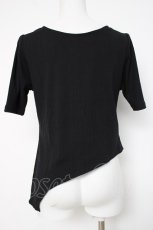画像2: axes femme / 前後２ＷＡＹイレヘムトップス F 黒 Y-26-07-07-036-AX-TO-SZ-ZY (2)