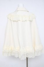 画像2: axes femme / リボン付レースフリルコート F 生成り Y-26-07-07-042-AX-JA-SZ-ZY (2)