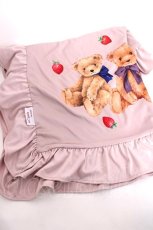 画像1: m petit by misako / 枕カバー  中桃 Y-26-07-07-009-LO-ZA-SZ-ZY (1)