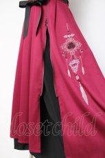 画像3: axes femme / チャイナ風刺繍キャミワンピース F ワイン Y-26-07-07-074-AX-OP-SZ-ZY (3)