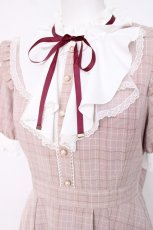 画像3: Secret Honey / スタンドカラーラッフルワンピース 2 ピンク Y-26-07-07-083-CA-OP-SZ-ZY (3)