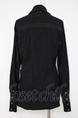 画像3: Ozz Croce / スカル刺繍シャツ  黒 Y-26-07-07-096-OO-BL-SZ-ZY (3)