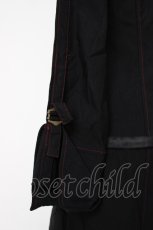 画像3: Ozz On / 十字刺繍シャツワンピース  黒 Y-26-07-07-099-OO-OP-SZ-ZY (3)